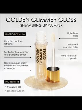 Natasha Denona Golden Glimmer Gloss - NEW